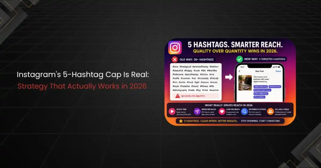 Instagram’s 5-Hashtag Cap Is Real: Here’s the New Strategy That Actually Works in 2026
