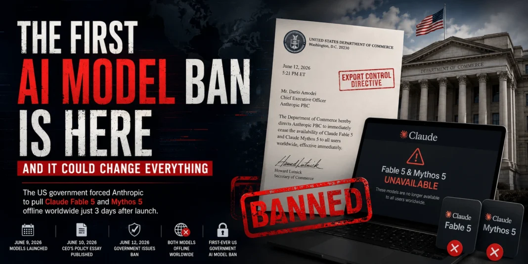 The First AI Model Ban Is Here — And It Could Change Everything