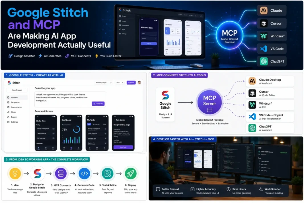 Google Stitch and MCP Are Making AI App Development Actually Useful
