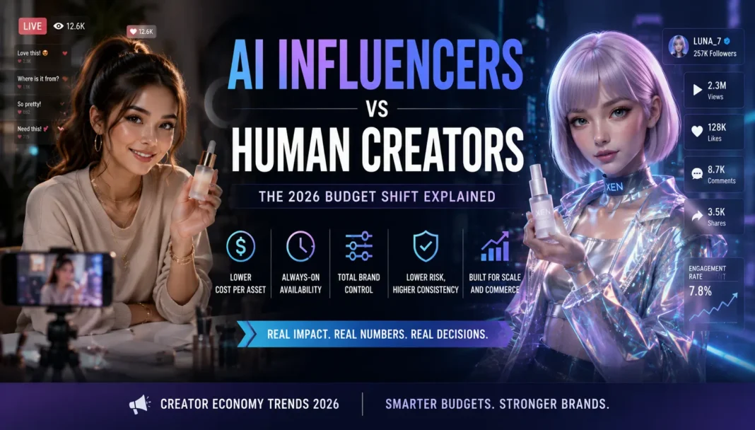 The Creator Economy Shift: Why Brands Are Moving Budgets from Influencers to AI-Generated Personas