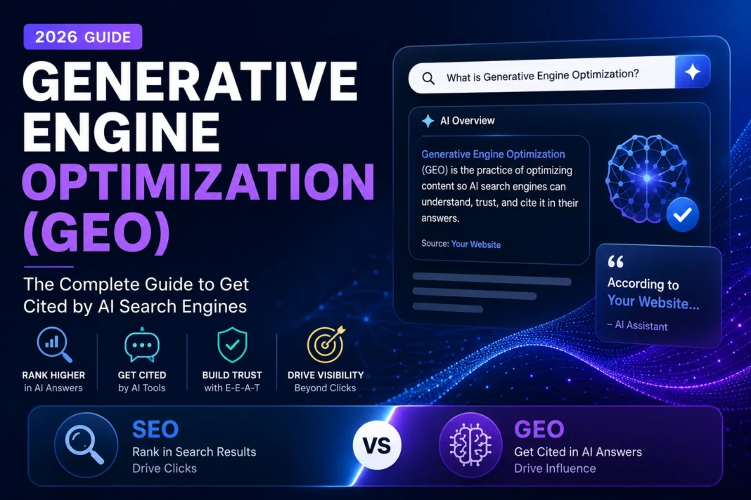 Generative Engine Optimization (GEO): The Complete 2026 Guide